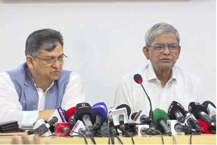 জুলাই ঘোষণাপত্রে যারা হতাশ হয়েছেন, তারা সারাজীবনই হতাশ : মির্জা ফখরুল