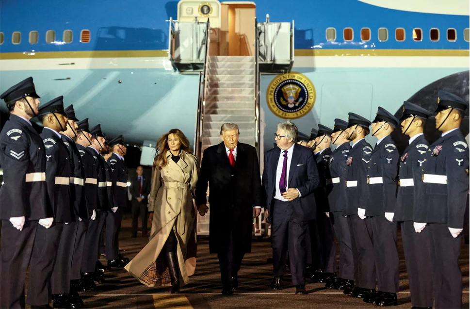 ব্রিটেনে দ্বিতীয় রাষ্ট্রীয় সফরে ট্রাম্প