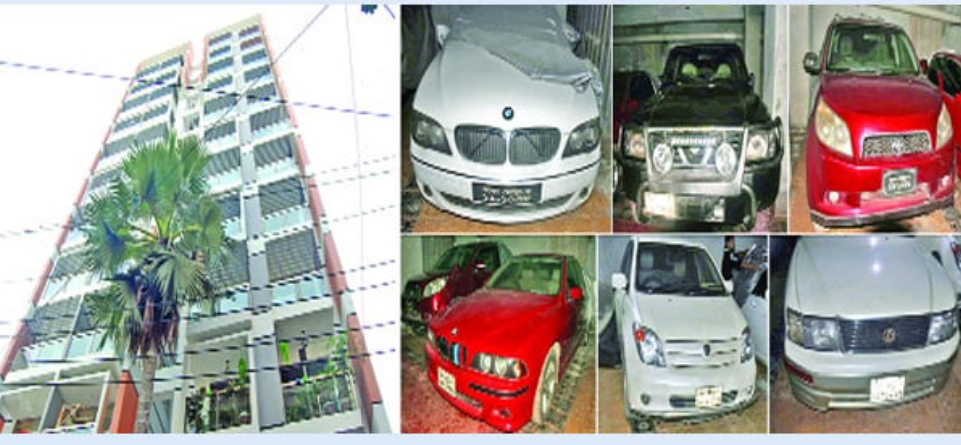 হাজী সেলিমের বাড়ি থেকে বিলাসবহুল ছয় গাড়ি উদ্ধার