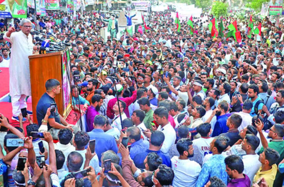 গণভোটের দাবি নির্বাচন বানচালের ষড়যন্ত্র