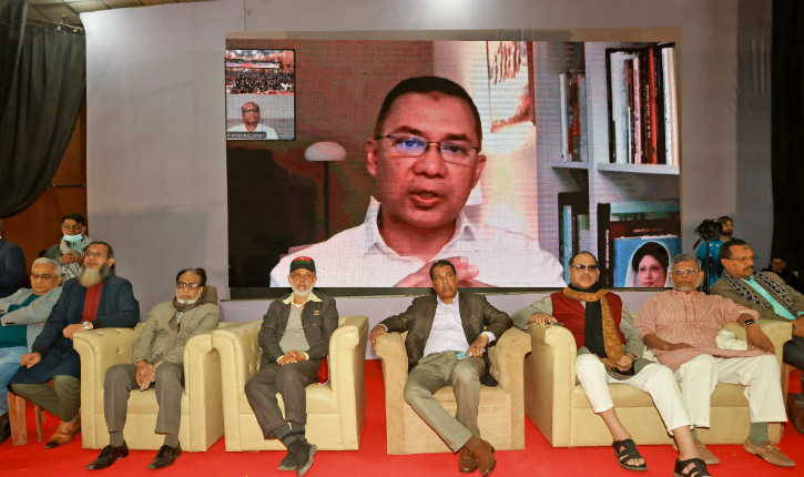 অতীতে ধ্বংসের কিনারা থেকে দেশকে রক্ষা করেছে বিএনপি: তারেক রহমান